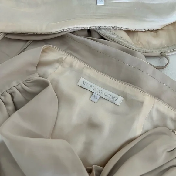 More to Come, Cream Skirt & Top, Size XS - Picture 5 of 6